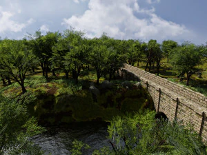bridge scene 3D Model