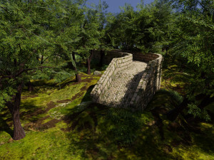 bridge scene Modelo 3D