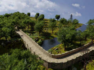 bridge scene 3D Model