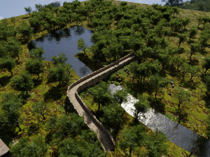 bridge scene Modelo 3D
