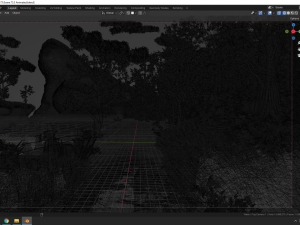 path near ocean scene 3D 모델