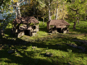 medieval pathway scene Model 3D