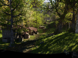 medieval pathway scene Model 3D