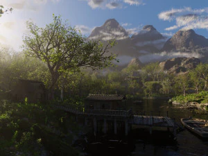 orman iskelesi sahnesi 3D Model