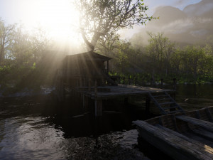 jungle dock scene Modello 3D