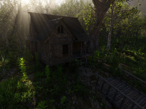 jungle dock scene Modello 3D