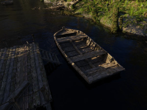 jungle dock scene Modello 3D