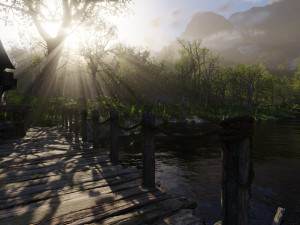 jungle dock scene Modello 3D