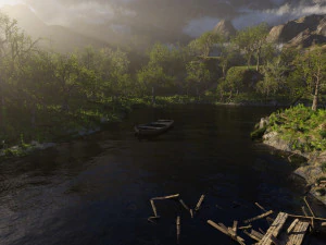 jungle dock scene 3D Model