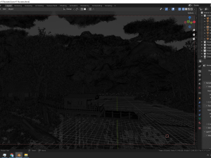 jungle dock scene Modello 3D
