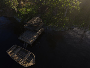 jungle dock scene Modello 3D