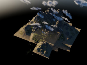 jungle dock scene Modello 3D