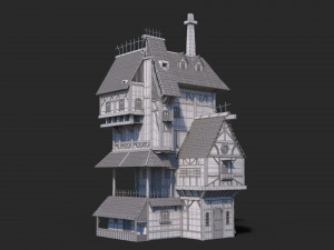 big cartoon home 3Dモデル