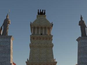 halicarnassus mausoleum 3Dモデル