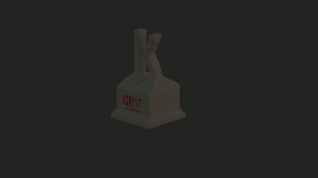 korkyt 3Dプリントモデル .c4d .max .obj .3ds .fbx .stl .blend 