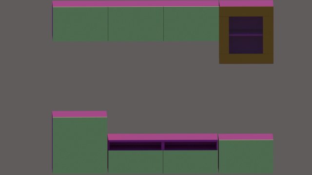 wardrobe for tv Modèle 3D .c4d .max .obj .3ds .fbx .stl .blend 