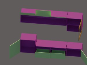 wardrobe for tv Modèle 3D