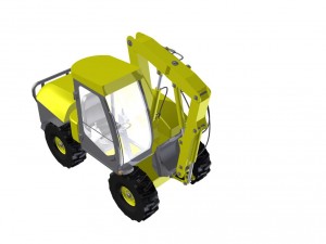 excavator Modèle 3D