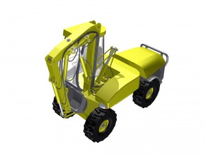 excavator Modèle 3D