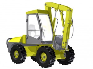 excavator 3D Model