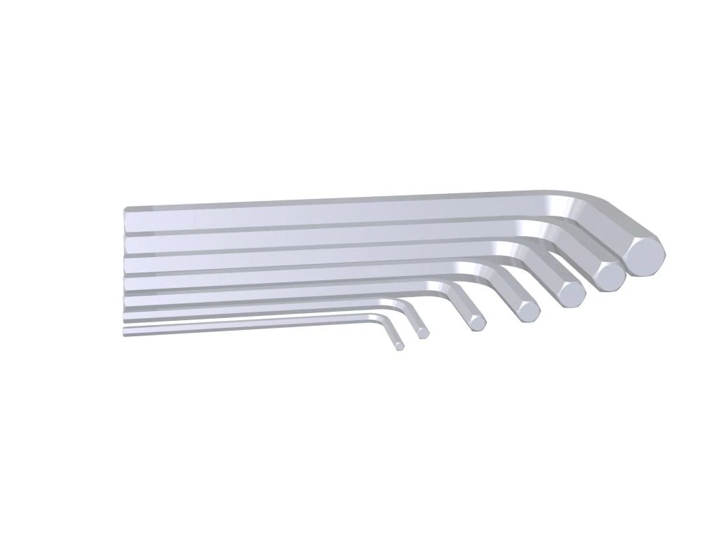 set hex keys 3D Model .c4d .max .obj .3ds .fbx .stl .blend