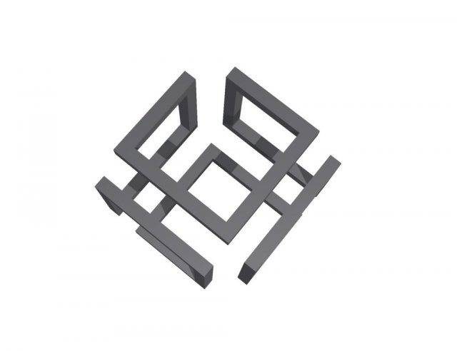 infinite cube 3D Принт Модель .c4d .max .obj .3ds .fbx .stl .blend 