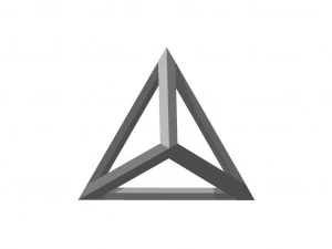 tetrahedron 3D Print Model