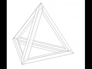 tetrahedron 3D Print Model