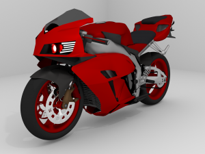 honda sbr1000rr 2007 3D Model