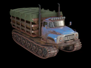 ЗИЛ-130 3D Модель