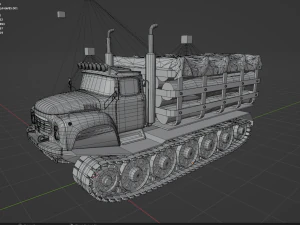 ЗИЛ-130 3D Модель
