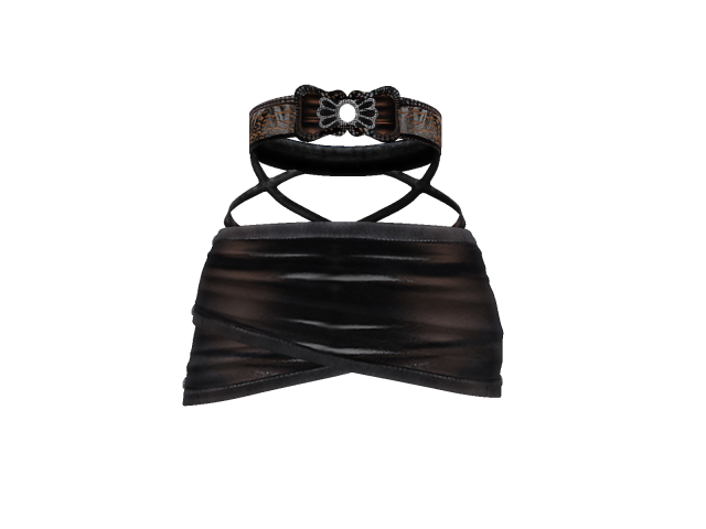 skirt on female avatar 3D Model .c4d .max .obj .3ds .fbx .stl .blend 