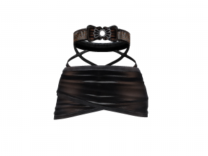 skirt on female avatar 3D Model