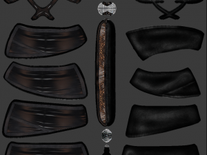 skirt on female avatar 3D Model