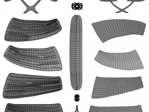 skirt on female avatar 3D Model