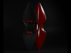 sheild 3D मॉडल