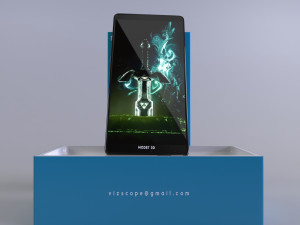 cell phone with case 3D Model