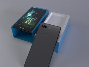 cell phone with case 3D Model