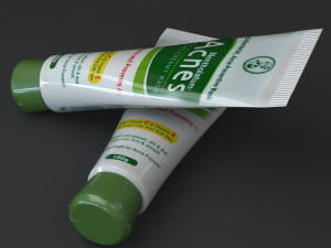 cream package 3D 模型