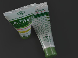 cream package 3D 模型