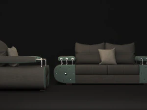 sof&aacute; Modelo 3D