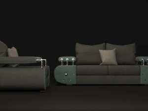 sof&aacute; Modelo 3D