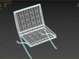 barcelona seat 3D मॉडल