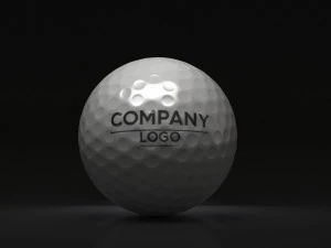 मशाल और गोल्फ की गेंद 3D मॉडल