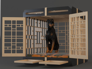 dog crate 3D Model