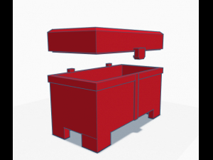 desktop chest 3D 프린트 모델