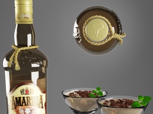 liquor amarula Modelo 3D