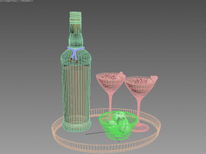 liquor amarula Modelo 3D
