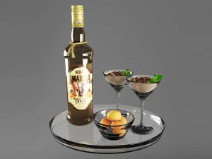 lik&ouml;r amarula 3D Model