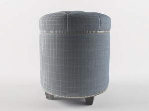 pouf ottostelle 3D 모델